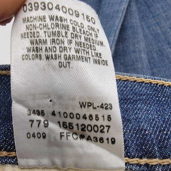 LEVI'S 512 Perfectly Slimming Y2K Bootcut Jeans - Size 10 Short - Picture 7 of 7